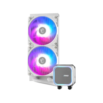cooler líquido msi mag coreliquid a13 240mm blanco
