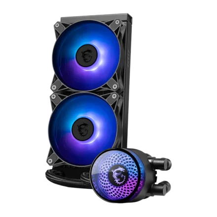 cooler líquido msi mag coreliquid a12 240mm negro gamer pc