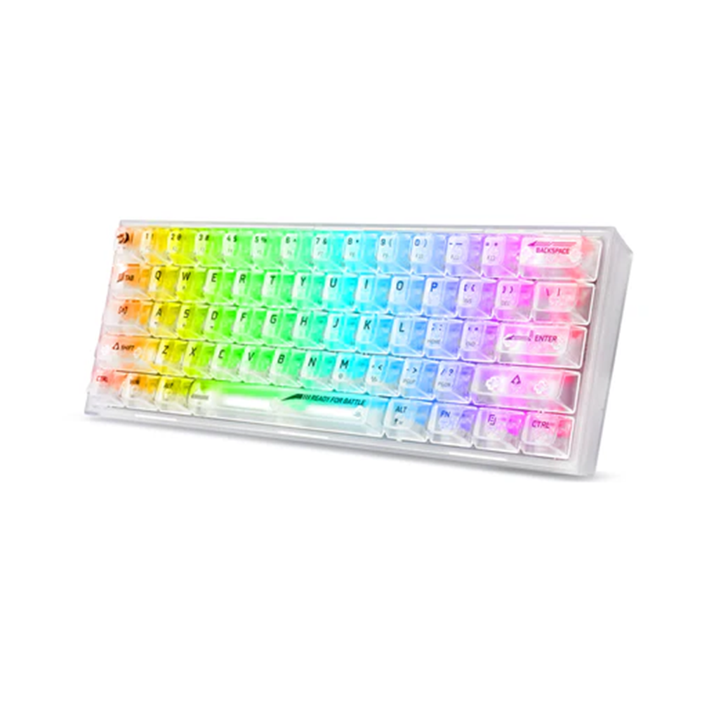 teclado gamer redragon fizz pro rgb mecanico transparente rgb k617ct rgb teclado gamer redragon fizz pro rgb mecanico transparente rgb k617ct rgb