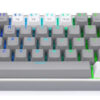 teclado gamer redragon fizz pro rgb mecanico 3 modos gris y blanco k616 rgb gw sp teclado gamer redragon fizz pro rgb mecanico 3 modos gris y blanco k616 rgb gw sp