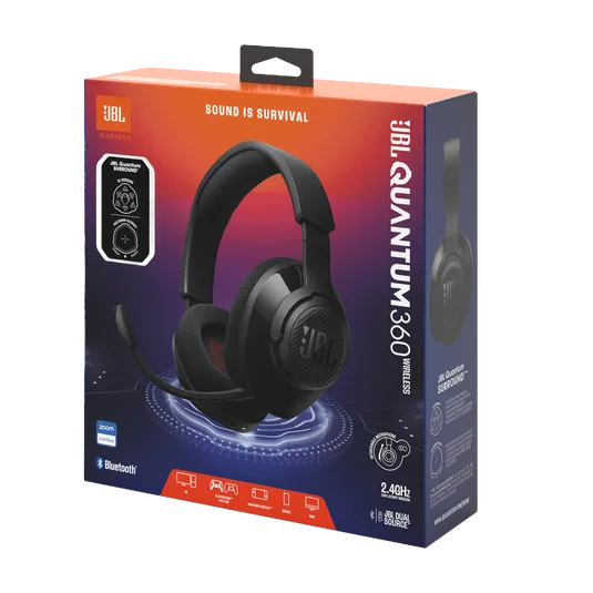 auriculares gamer inalámbrico jbl quantum 360 negro | 2.4ghz + bluetooth auriculares gamer inalámbrico jbl quantum 360 negro | 2.4ghz + bluetooth