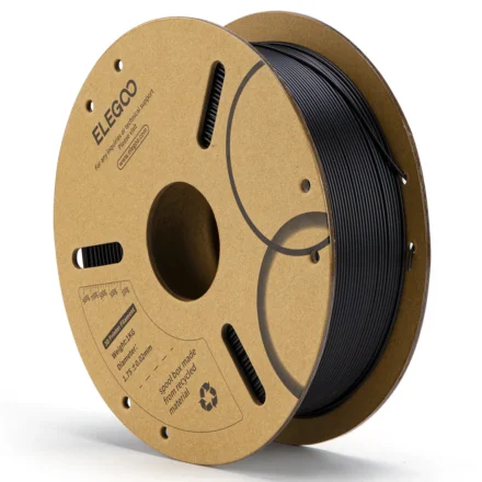 Filamento PLA Elegoo 1.75mm 1kg Negro para Impresora 3D Filamento PLA Elegoo 1.75mm 1kg Negro para Impresora 3D