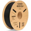 filamento pla+ elegoo rápido negro 1.75mm 1kg 600mm/s impresión 3d