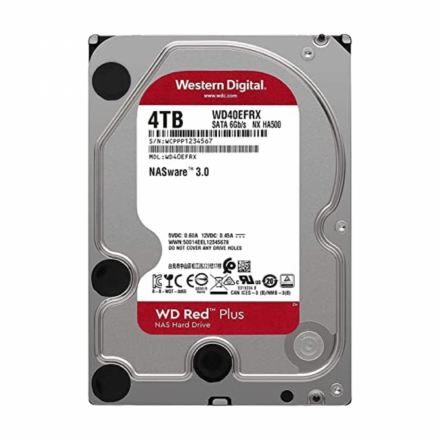 disco rígido wd red plus 4tb nas sata iii 3.5 wd40efpx