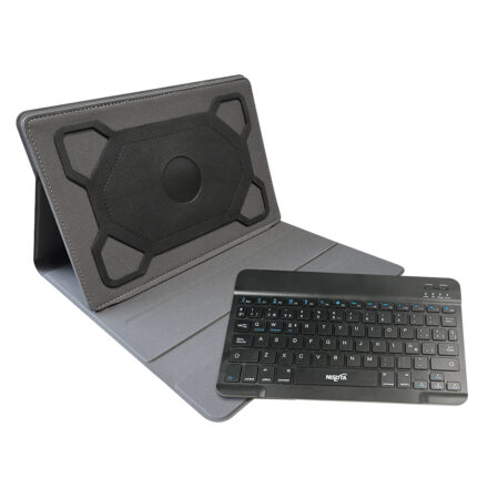 Funda con Teclado Bluetooth Nisuta 9″ a 10.1″ Negro NSFUTE910B Funda con Teclado Bluetooth Nisuta 9″ a 10.1″ Negro NSFUTE910B