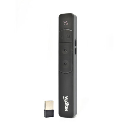 Presentador Wireless USB con Puntero Láser verde Recargable Nisuta NSWIPRV