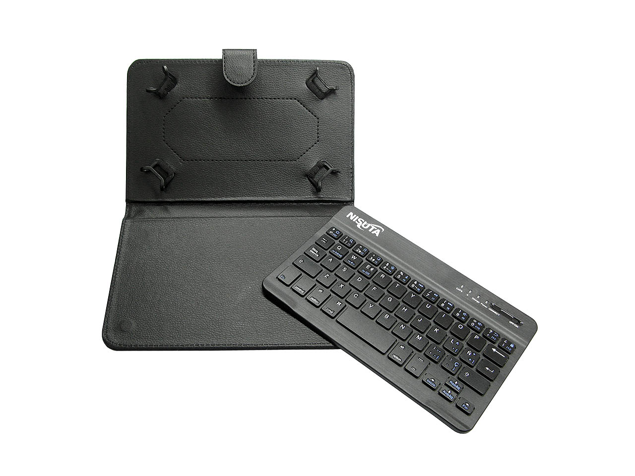 funda para tablet nisuta fute78b 7" a 8" c/teclado bluetooth negro nsfute78b funda para tablet nisuta fute78b 7" a 8" c/teclado bluetooth negro nsfute78b