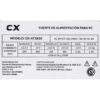 fuente cx dx atx600 600w no modular dx atx600 slim