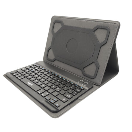 funda con teclado bluetooth nisuta 9" a 10.1" negro nsfute910b