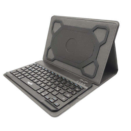 funda con teclado bluetooth nisuta 9" a 10.1" negro nsfute910b
