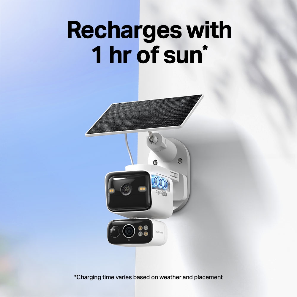 cámara tp link tapo c645d kit 2k solar dual lente cámara tp link tapo c645d kit 2k solar dual lente