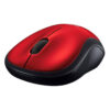 mouse logitech m185 inalámbrico rojo/negro 910 003635