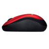mouse logitech m185 inalámbrico rojo/negro 910 003635