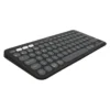 teclado inalámbrico logitech pebble keys 2 k380s negro bluetooth