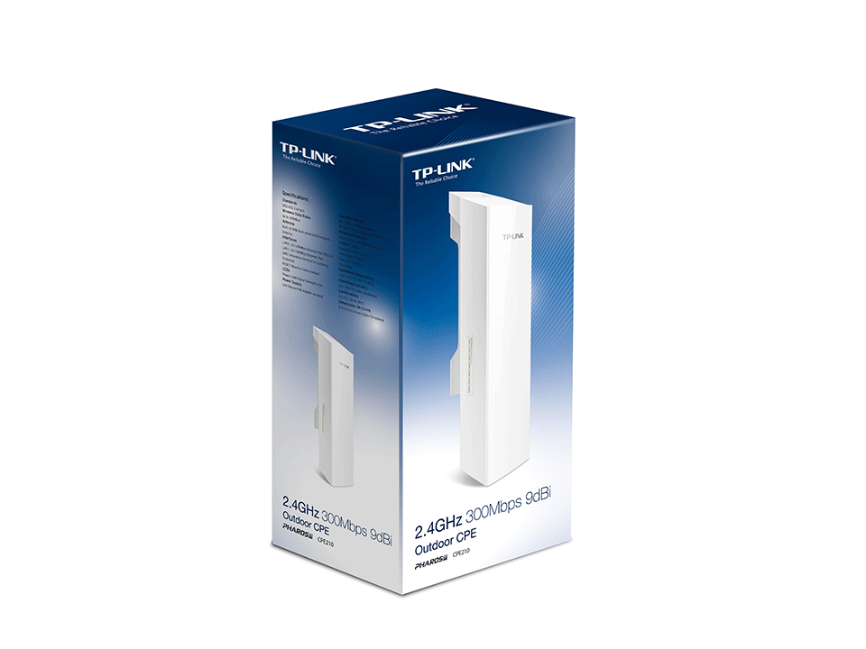 acces point cpe exterior tp link cpe210 2.4ghz 300mbps 9dbi acces point cpe exterior tp link cpe210 2.4ghz 300mbps 9dbi