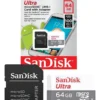 sandisk ultra microsdxc 64gb uhs i u1 v10 100mb/s con adaptador