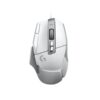 mouse gamer logitech g502 x cable blanco sensor hero 25k rgb
