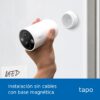 cámara tp link tapo c425 wifi batería 2k exterior
