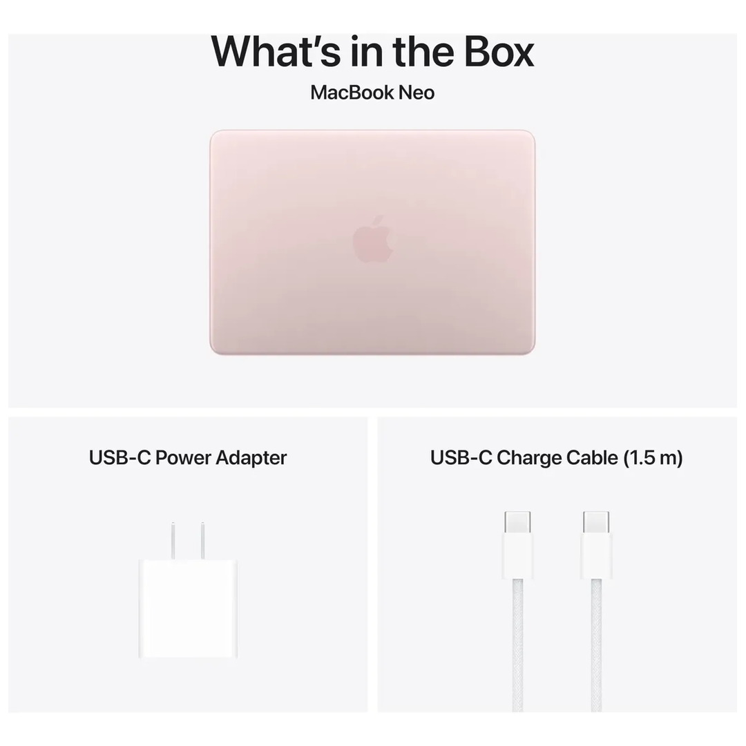 notebook apple macbook neo: apple a18 pro gpu, 8gb, 256gb ssd blush mhfh4le a notebook apple macbook neo: apple a18 pro gpu, 8gb, 256gb ssd blush mhfh4le a