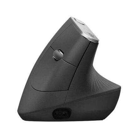 mouse logitech mx vertical advanced inalámbrico ergonómico negro