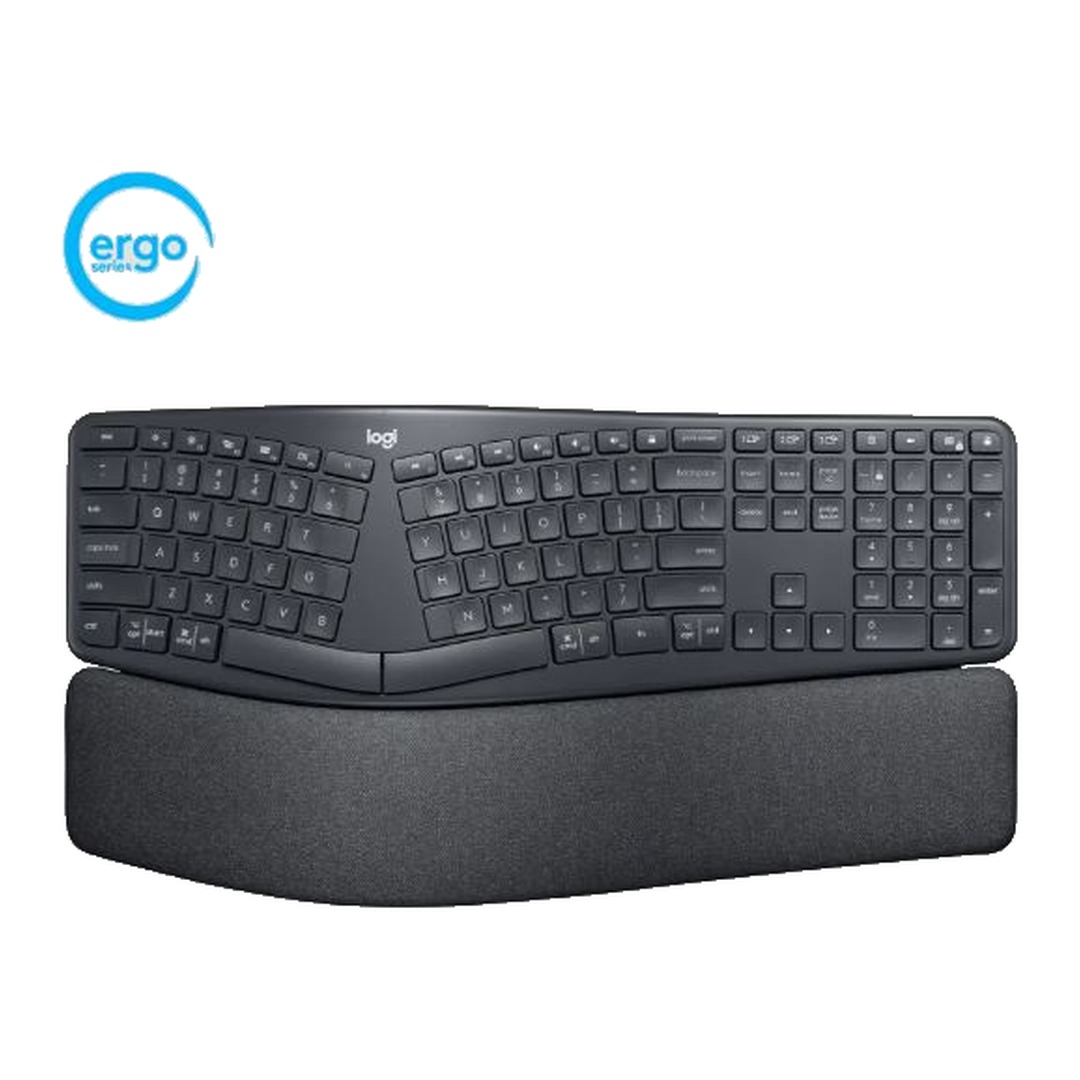 teclado con cable logitech k860 ergonómico negro | k860 teclado con cable logitech k860 ergonómico negro | k860