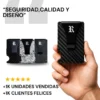 billetera noga rogue aluminio azul proteccion rfid billetera noga rogue aluminio azul proteccion rfid