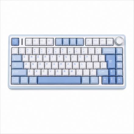 Teclado Inalámbrico Aula 75% RGB Switch Blue White Dark Purple Teclado Inalámbrico Aula 75% RGB Switch Blue White Dark Purple
