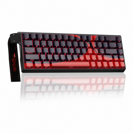 Teclado Inalámbrico Aula 65% HE Black Red Switch Dragon King