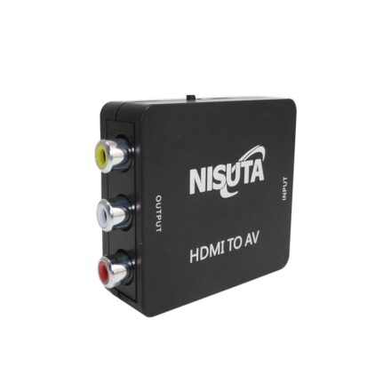Conversor HDMI a AV Nisuta NSCOHDRC2 para TV sin HDMI