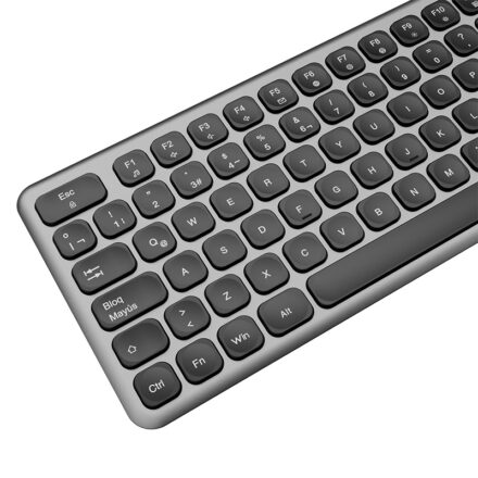klip xtreme kbk 850 linkey duo teclado y mouse bluetooth 5.1 recargable