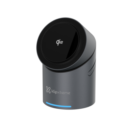 klip xtreme powerdesk spin kdc 400 estación de carga inalámbrica 3 en 1 qi2 15w magsafe