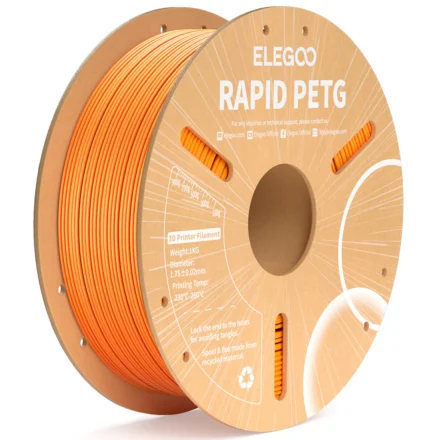 Filamento PLA Elegoo 1.75mm 1kg Naranja para Impresión 3D Filamento PLA Elegoo 1.75mm 1kg Naranja para Impresión 3D