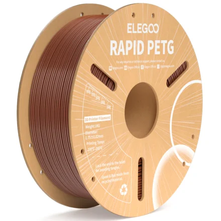 Filamento PETG Elegoo Marrón 1.75mm 1kg | Alta Precisión ±0.02mm Filamento PETG Elegoo Marrón 1.75mm 1kg | Alta Precisión ±0.02mm