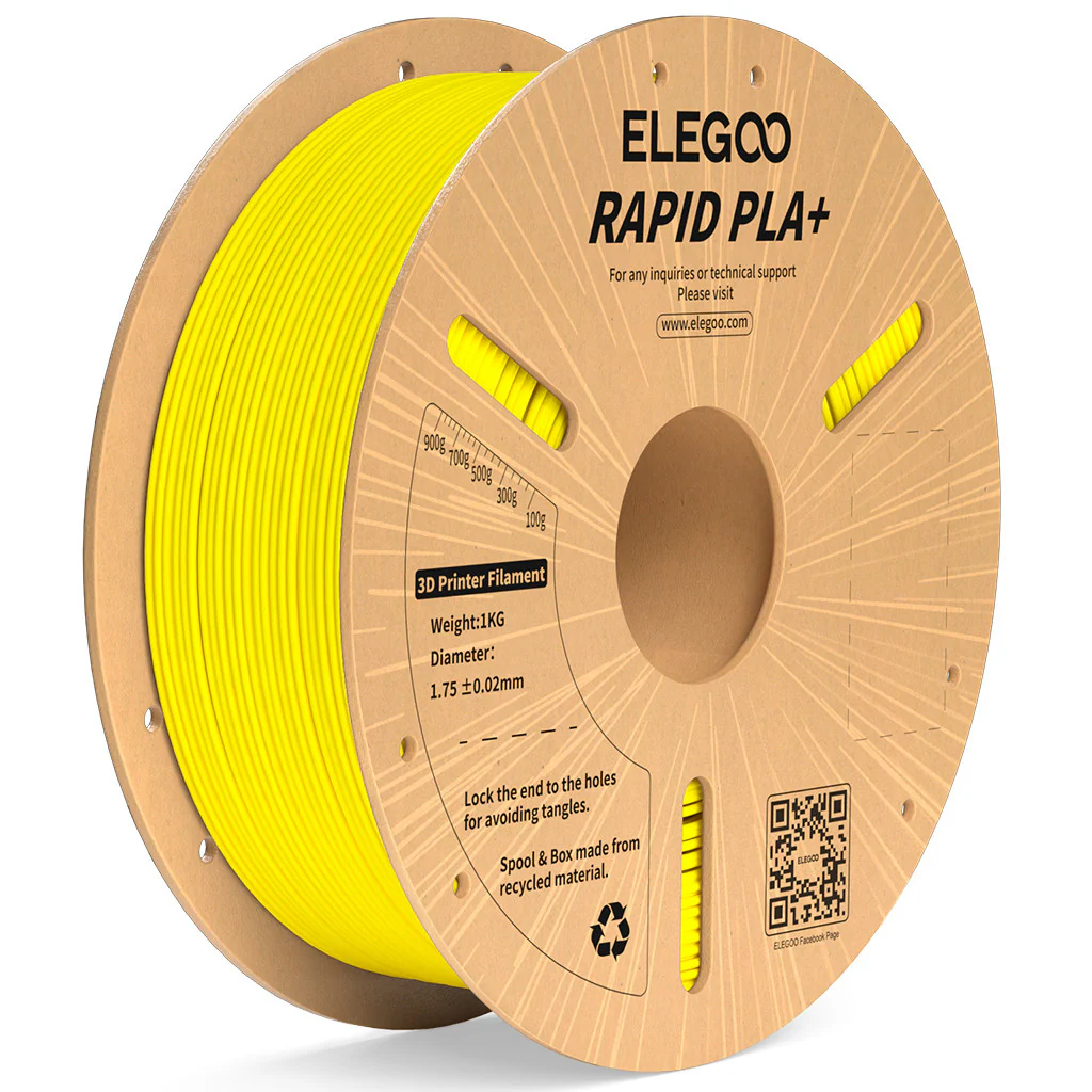 filamento 3d pla elegoo amarillo 1kg 1.75mm | preciso y fácil de imprimir 50.203.0121 filamento 3d pla elegoo amarillo 1kg 1.75mm | preciso y fácil de imprimir 50.203.0121
