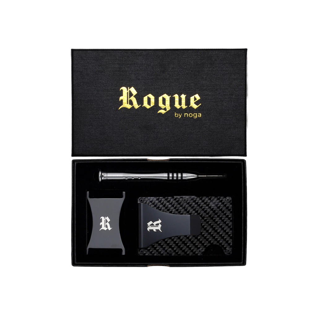 billetera noga rogue aluminio azul proteccion rfid billetera noga rogue aluminio azul proteccion rfid