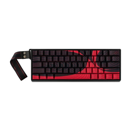 Teclado Aula WIN60HE MAX Black Red Swirl 60% Hall Effect Teclado Aula WIN60HE MAX Black Red Swirl 60% Hall Effect