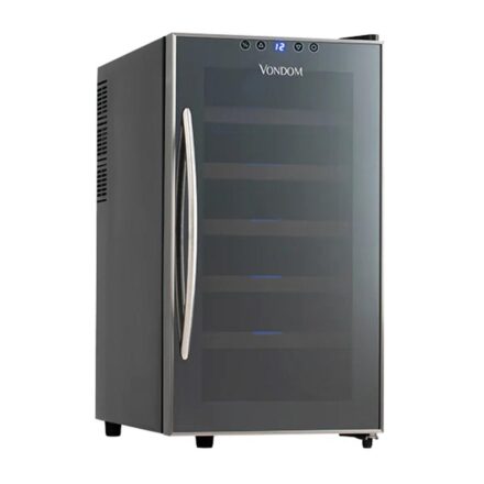 Cava De Vinos Vondom Linea Acero 18st 18 Botellas Color Negro