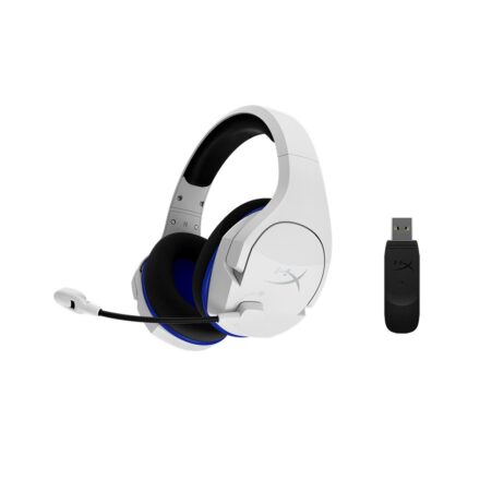 Auriculares Gamer Inalámbricos Hyperx Cloud Stinger Core Hhss1c-kb Blanco Con Luz Sin Luz