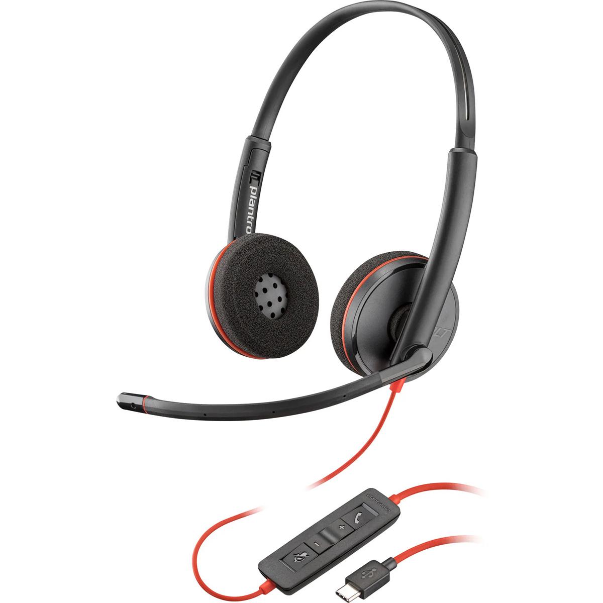 Auriculares Poly C3220 Con Adaptador Usb-a/usb-c 8x228a6 Auriculares Poly C3220 Con Adaptador Usb-a/usb-c 8x228a6
