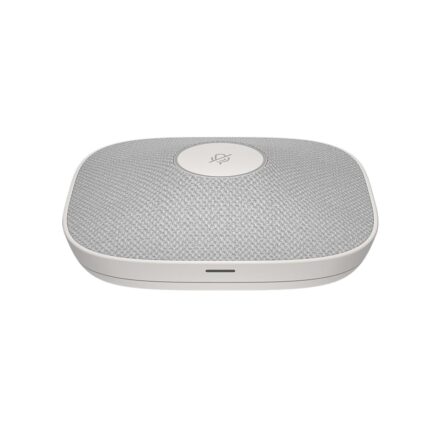Micrófono de mesa HP Poly Studio A2 blanco con placa de montaje y cables de E/S – B22X4AA