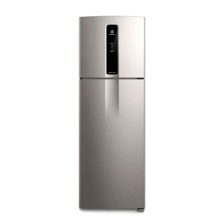 Heladera No Frost Inverter 408L Electrolux Top Freezer IF43s Plata