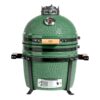 Parrilla Kamado Bbq Grill Kadu K15 Ahumador Ceramico Verde con funda