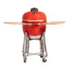 Parrilla Kamado Bbq Grill Kadu K18 Ahumador Ceramico Rojo