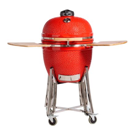 Parrilla Kamado Bbq Grill Kadu K27 Ahumador Ceramico Rojo