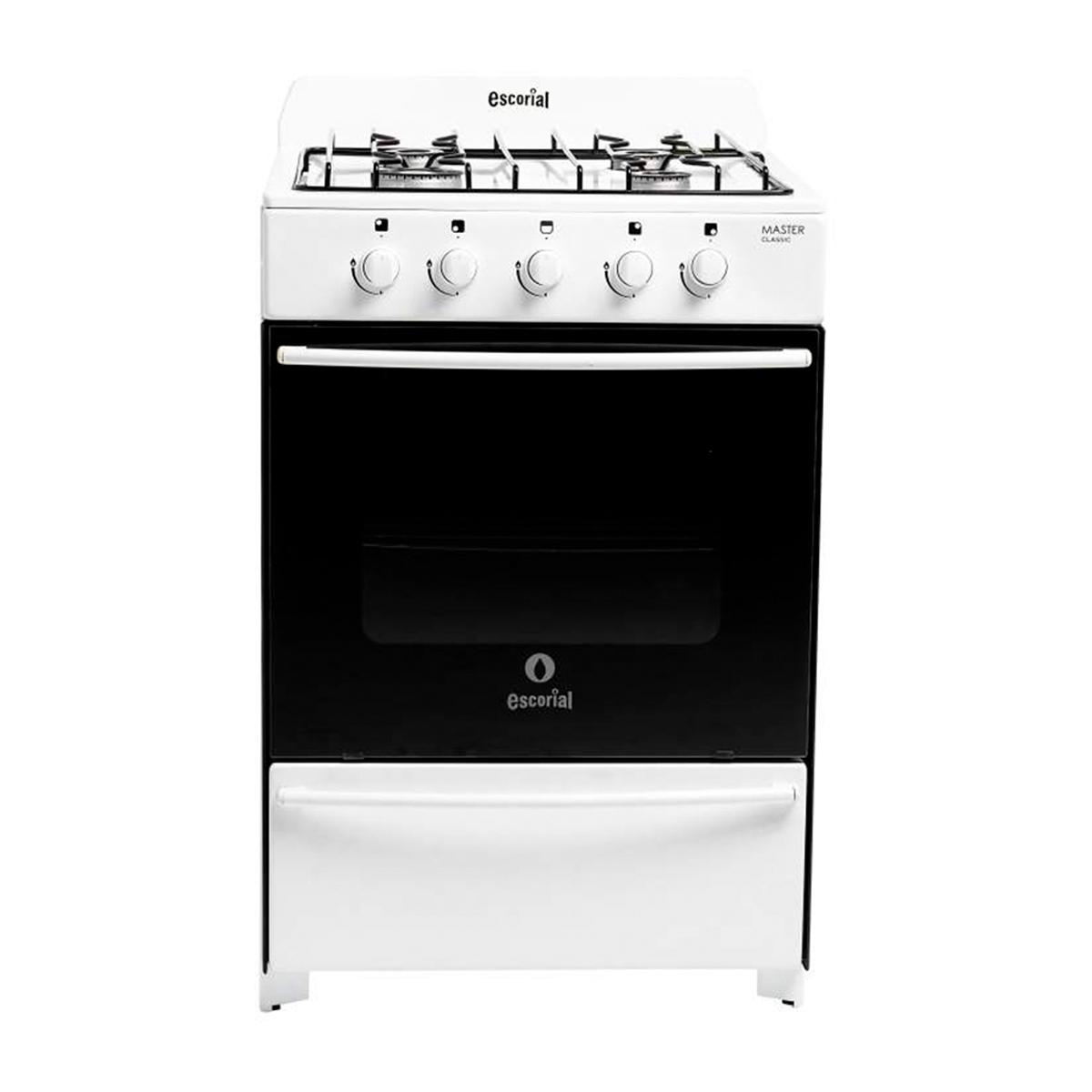 Cocina Escorial Master Classic A Gas 4 Hornallas Blanca Puerta Con Visor Gn Cocina Escorial Master Classic A Gas 4 Hornallas Blanca Puerta Con Visor Gn