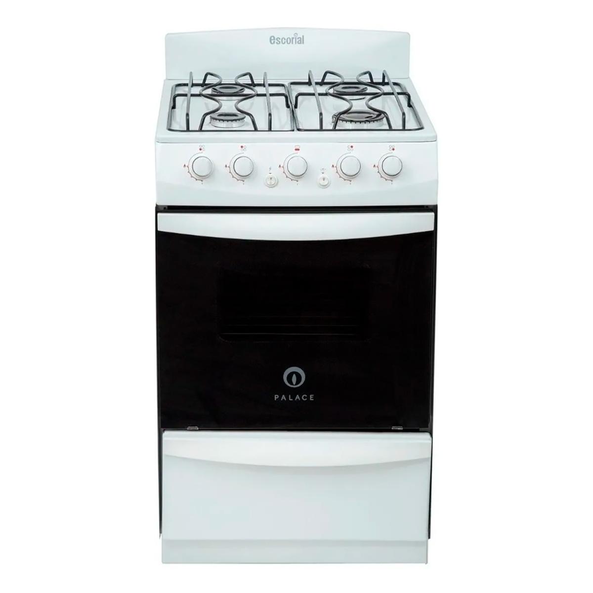 Cocina Escorial Palace Cristal A Gas Natural 4 Hornallas Blanca 220v Puerta Con Visor 50l Cocina Escorial Palace Cristal A Gas Natural 4 Hornallas Blanca 220v Puerta Con Visor 50l