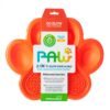 Petdreamhouse Paw 2 En 1 Alimentador Lento Y Almohadilla Color Naranja
