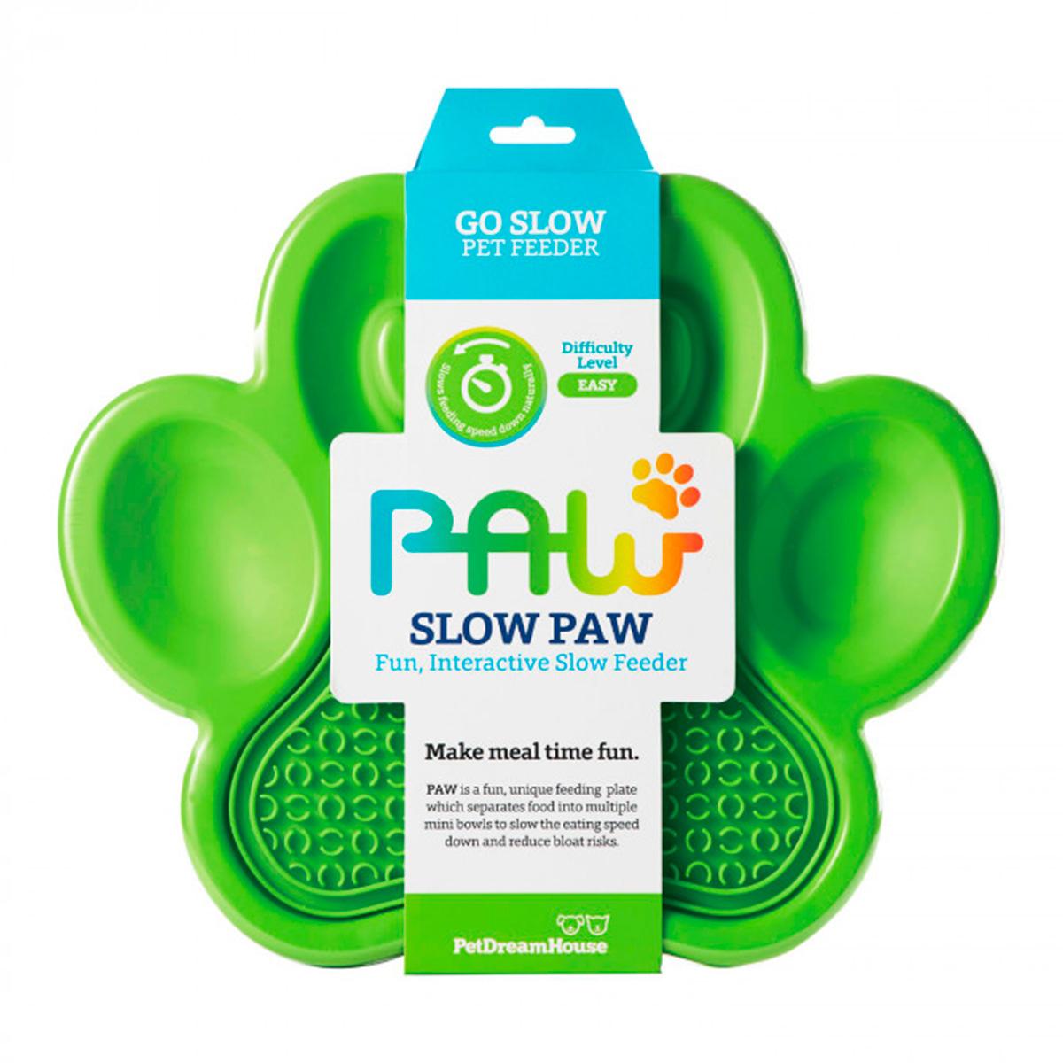 Comedero Lento Petdreamhouse Paw2en1 Verde Perros Y Gatos Comedero Lento Petdreamhouse Paw2en1 Verde Perros Y Gatos