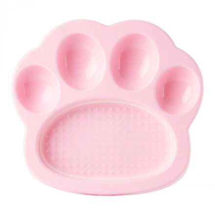 Petdreamhouse 586620 Mini Cuenco De Alimentacion Lenta Paw Y Alfomb Ivory
