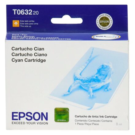 Cartucho Epson Original T63 Colores Epson Cx 3700 4700 Cyan Cartucho Epson Original T63 Colores Epson Cx 3700 4700 Cyan